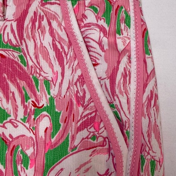 Lilly Pulitzer Callahan Shorts – Tropical Coastal Flamingos – Size 000 – EUC - Picture 4 of 12